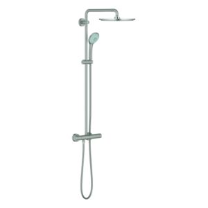 Grohe Euphoria 310 Duschsystem 26075DC0 supersteel, mit Brausethermostat für Wandmontage