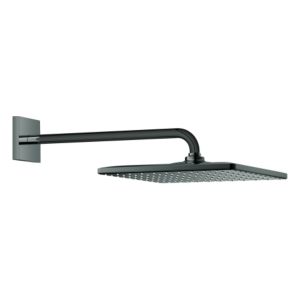 Grohe Rainshower shower set 26564A00 hard graphite, shower arm 42.2 cm, with flow limiter