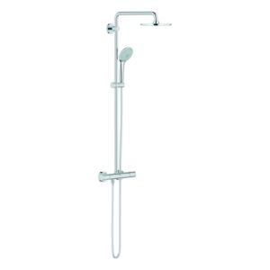 Grohe Euphoria 210 Duschsystem 27964000 chrom, mit Brausethermostat für Wandmontage