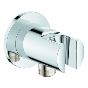 Grohe Tempesta coude de raccordement mural 28628001 1/2&quot;, avec support de douche mural, chromé