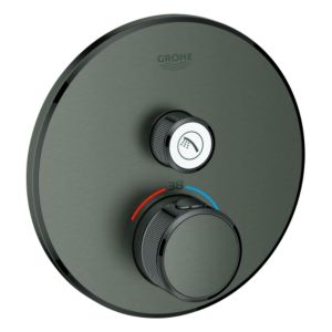 Grohe Grohtherm Smartcontrol Brausethermostat 29118AL0, hard graphite gebürstet, 1 Absperrventil