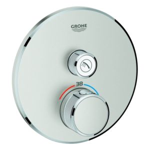 Grohe Grohtherm Smartcontrol Brausethermostat 29118DC0, supersteel, 1 Absperrventil