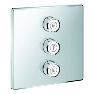 Grohe Grohtherm Smartcontrol shower thermostat 29127000, chrome, 3-way concealed valve