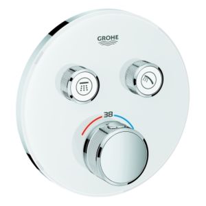 Grohe Grohtherm Smartcontrol Brausethermostat 29151LS0, moon white, 2 Absperrventile
