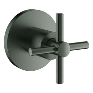 Grohe Atrio UP valve 29396AL0 upper structure, with cross handle, brushed hard graphite