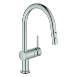 Grohe Minta Touch single-lever sink mixer 31358DC2 supersteel, electronic, pull-out dual spray
