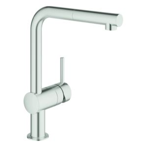 Grohe Minta Küchenarmatur 32168DCO herausziehbarer Auslauf, supersteel