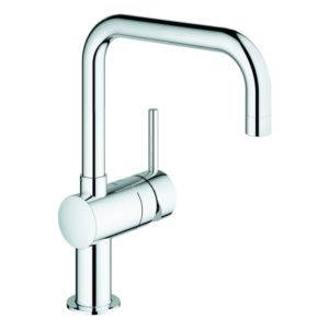 Grohe Spültischeinhebelmischer Minta chrom, U-Auslauf, schwenkbar