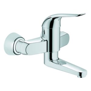 Grohe Waschtisch-Wand-Einhebelmischer 32767000 Euroeco Special, chrom, Ausladung 196 mm