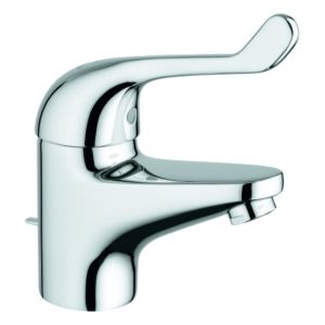 Grohe Waschtisch Sicherheits Armatur 32788000 Euroeco Special, chrom, mit Ablaufgarnitur