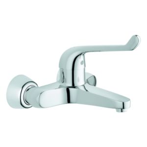 Grohe Euroeco Special Waschtisch Armatur 32795000 chrom, Ausladung 204 mm, Wandmontage