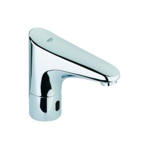 Grohe Europlus E Waschtisch Armatur 36016001 chrom, mit Steckertrafo ohne Mischung
