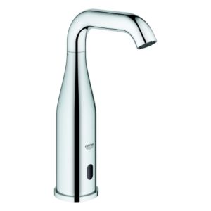 Grohe Essence E Waschtischarmatur 36446000 chrom, ohne Mischung, 6 V Batterie
