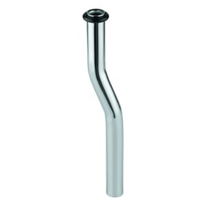 Grohe Urinalspülrohr 37037000 20 cm, Ø 1,8 cm, Messing, chrom, Kröpfung 2 cm