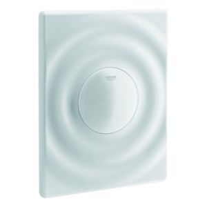Grohe Surf WC Abdeckplatte 37063SH0 Druckknopfbetätigung, weiss zu Druckspüler 3715300