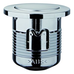 bouton poussoir Grohe et rosace 37115 37115PI0 chrome mat / chrome