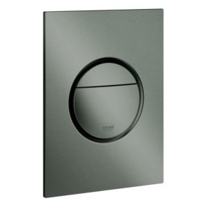 Grohe Plaque d&#39;actionnement Nova Cosmopolitan 37601AL0 graphite dur brossé, montage vertical