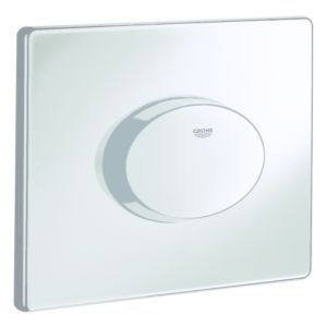 Grohe Skate Air Abdeckplatte 38565SH0 weiß, 1-Mengen-Betätigung, waagerecht