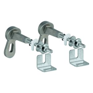 Grohe Rapid SL Montagewinkel 38733000 mit Wandlasche und Befestigungsmaterial, 2 Stück