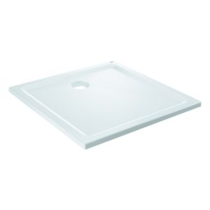 Grohe Universal de douche 39301000 blanc alpin, acrylique, 90 x 90 x 3 cm
