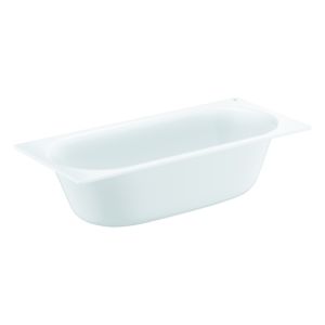 Grohe Essence Badewanne 39617000 180 x 45 x 80 cm, freistehend, mit Überlauf, alpinweiß