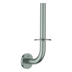Grohe Essentials WC-Reservepapierhalter 40385DC1 supersteel, Wandmodell, verdeckte Befestigung