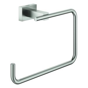 Grohe Essentials Cube Handtuchring 40510DC1 verdeckte Befestigung, supersteel