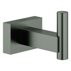 Grohe Essentials Cube Bademantelhaken 40511AL1 hard graphite gebürstet, verdeckte Befestigung