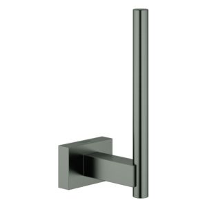 Grohe Essentials Cube Reservepapierhalter 40623AL1 hard graphite gebürstet, verdeckte Befestigung