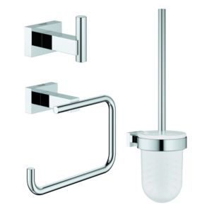 Grohe Essentials Cube 3 in 1 WC-Set 40757001 chrom