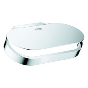Grohe Selection WC-Papierhalter 41069000 chrom, mit Deckel, Wandmontage, verdeckte Befestigung