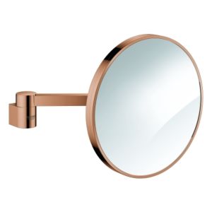 Miroir cosmétique Grohe Selection 41077DA0, grossissement x7, fixation murale, sans éclairage, couleur coucher de soleil chaud