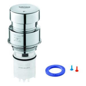 Grohe cartridge 42384 42384000 SS through-valve, blue/red chrome