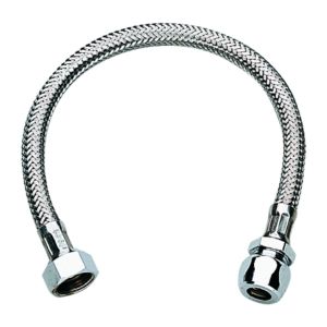 Grohe tuyau de pression 45120 3/8 &quot;x300mm 45120000 flexible chrome