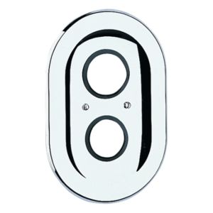 Grohe rosace ovale 4 47188000 Sentosa vieux 225x150 chromé