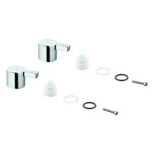 Grohe poignées Lineare 48316 48316000 marquage bleu / rouge chrome