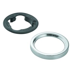 Rosace Grohe pour batteries WT 48603000 sans tige de traction, ronde, chromée