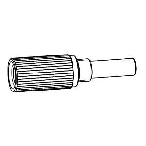 Grünbeck adapter dosing valve 115311e Dosing valve with O-ring PE, black