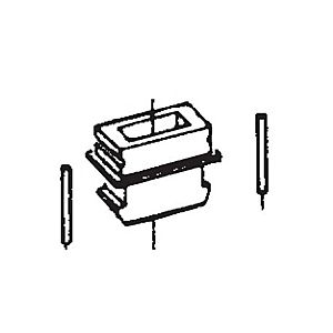 Grünbeck guide rail with 115687 tapered grooved pin