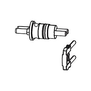 Grünbeck titanium chloride cell with O-ring, black 188097e