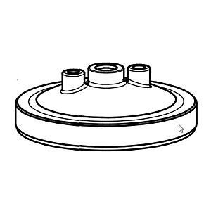 Combicap d&#39;insert de distributeur Grünbeck, Grivory 720402 retravaillé