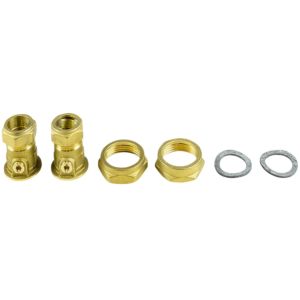 Grundfos jeu de vannes à bille 519801 G 1 1/4 / Ø 22 mm, avec écrou-raccord, laiton
