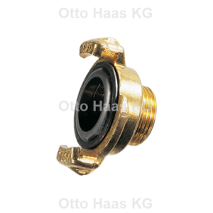 HAAS Schnellkupplung 2265 Messing, 1" AG, für Hahn 3/4", mit AG