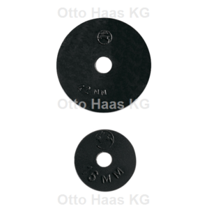 HAAS disque de robinet de qualité Oha 3522 22x4x4.5mm, noir