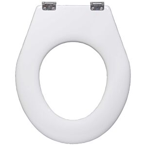 Haro Junior toilet seat 031-0002 black, without lid, stainless steel hinge