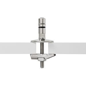 Haro BVO-Klappdübel Scharnier 407561 C1202G, Edelstahl, Drehpunkthöhe 27mm, SoftClose classic