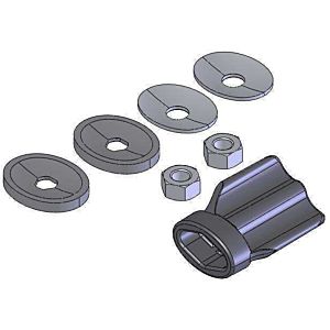 Haro SolidFix 407921 für Scharnier mit M 8 Gewinde