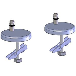 Haro charnière SoftClose plat 409524 charnière Inox , cheville pliage BVO, hauteur 21mm point de pivotement