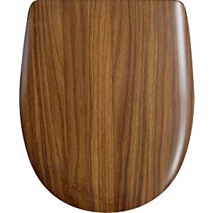 Abattant de toilettes Haro 950-1155 noyer mat, avec couvercle