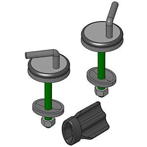 Haro eccentric hinge 407609 stainless steel fastening
